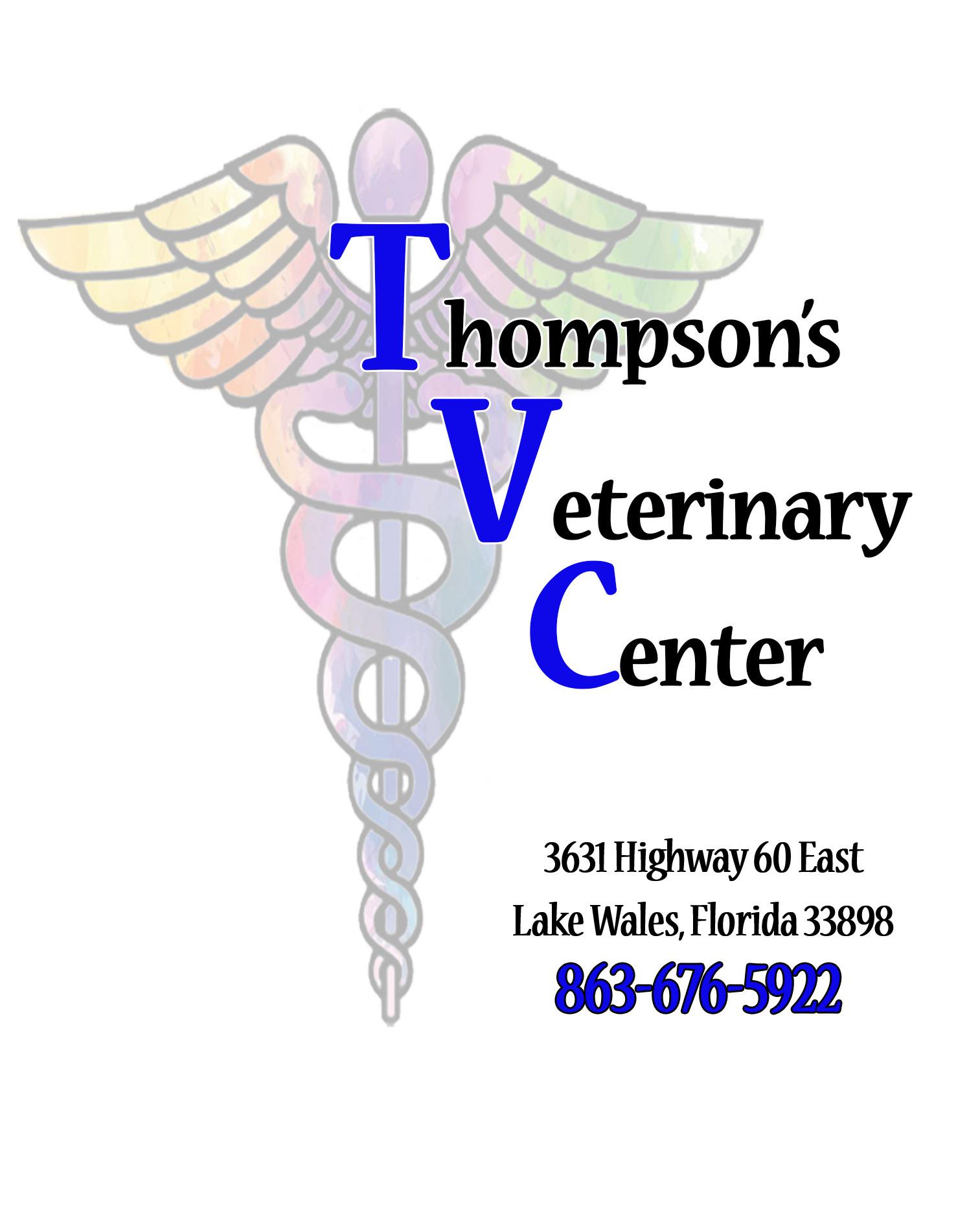 Thompson's Veterinary Center logo